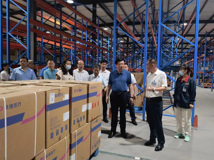 陕西省药监局党组书记、局长应宏锋一行莅临公司考察调研工作